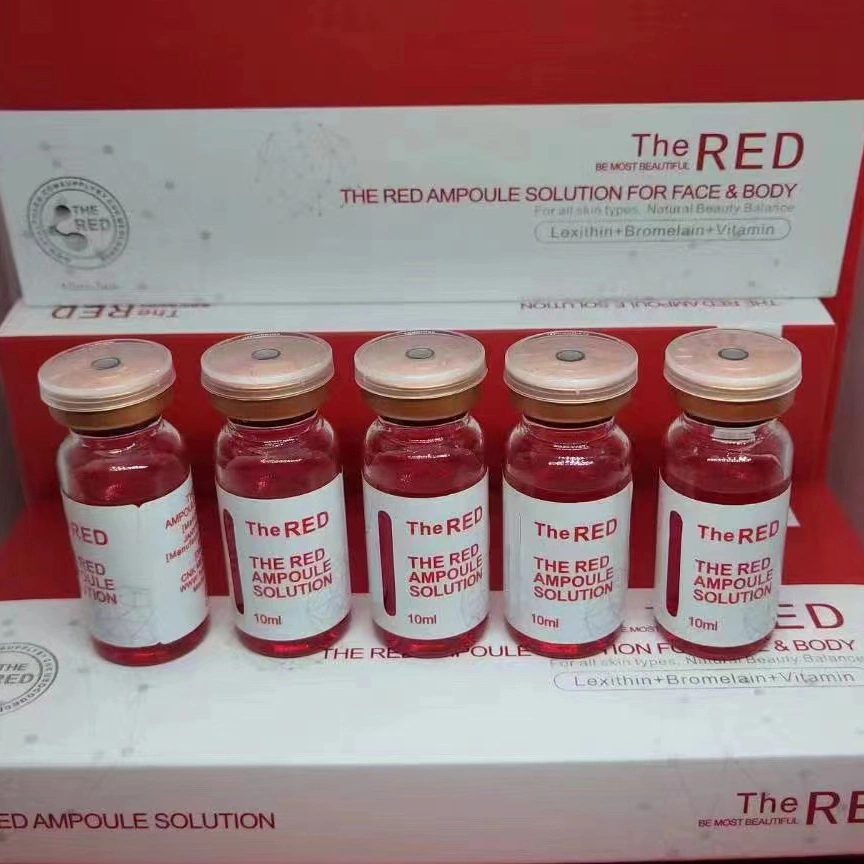 10ml Ampoules Fat Dissovling Red Ampoule Injectioin